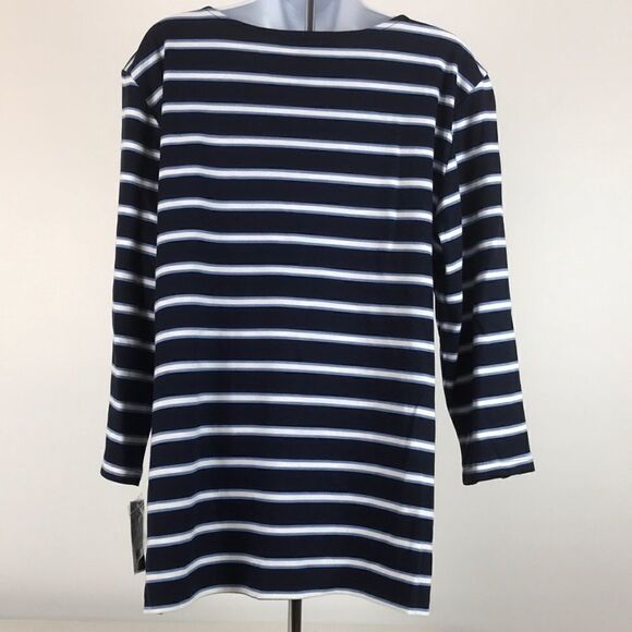 NWT Karen Scott Plus Scoop Neck Printed Top women’s size 0X - Picture 3 of 5